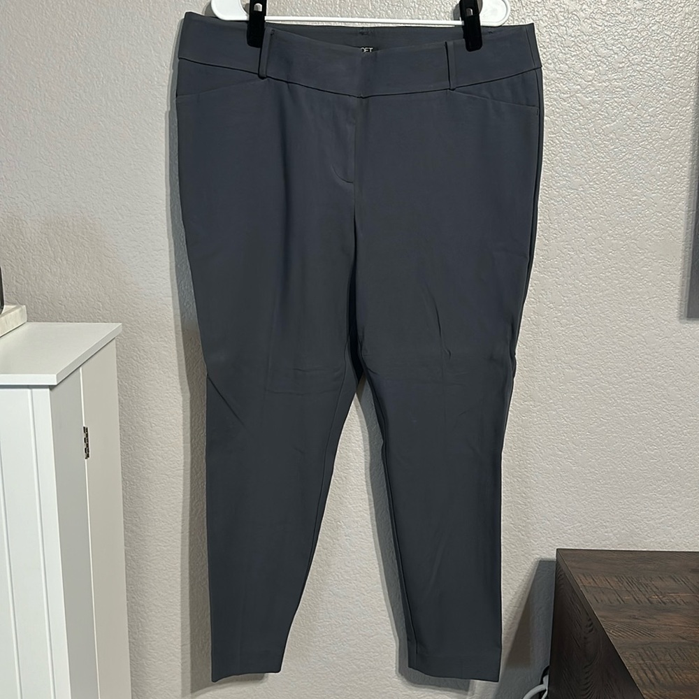 LOFT Marissa Gray Trousers - Slim Straight Women’s Pants